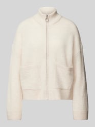 Cardigan mit durchgehendem Reißverschluss Modell 'SIA' von Selected Femme Beige - 42