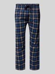 PLUS SIZE Pyjama-Hose mit Gitterkaro von Ceceba Plus Blau - 21