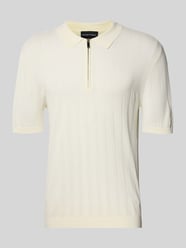 Body Fit Poloshirt mit kurzem Reißverschluss von Emporio Armani - 26