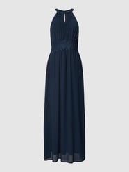 Abendkleid mit Schlüsselloch-Ausschnitt Modell 'MILINA' von Vila Blau - 15