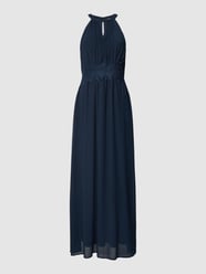 Abendkleid mit Schlüsselloch-Ausschnitt Modell 'MILINA' von Vila Blau - 37