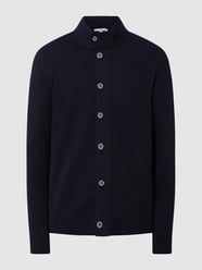 Gebreid jack van scheerwol van Gran Sasso Blauw / turquoise - 9
