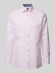 Regular Fit Business-Hemd mit Under-Button-Down-Kragen von OLYMP Rosa - 3