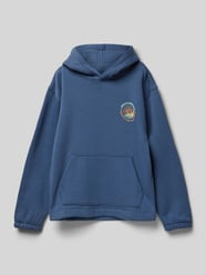 Hoodie mit Känguru-Tasche Modell 'COMPASS' von Billabong Blau - 11