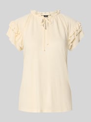 T-Shirt mit Volants und Schnürung von Zero - 3