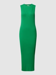 Maxi-jurk in riblook van Marc O'Polo Groen - 45