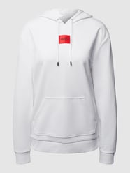Hoodie aus Baumwolle Modell 'Dasara' von HUGO Weiß - 35