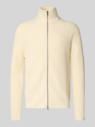 Strickjacke aus Wolle mit Stehkragen Modell 'DELTA' von Forét - 40