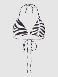 Bikini-Oberteil mit Animal-Print Modell 'SAVANNA' von HUGO Weiß - 30
