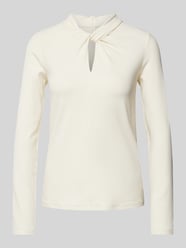 Longsleeve mit Knoten-Detail von Marc Cain Beige - 37