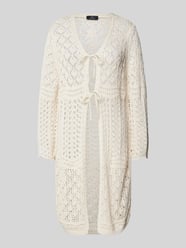 Strickcardigan mit Lochmuster von monari Beige - 34