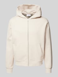 Sweatjacke mit Viskose-Anteil und Label-Detail Modell 'URBAN' von Jack & Jones Beige - 9