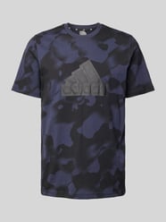 T-Shirt mit Label-Print von ADIDAS SPORTSWEAR Blau - 16