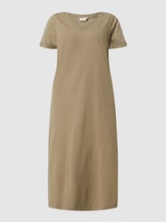 Jerseyjurk van katoen, model 'Lula' van Cream Groen - 31