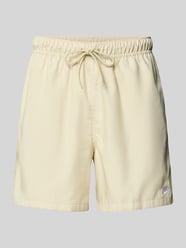 Shorts mit Label-Stitching und elastischem Bund von Nike Beige - 15