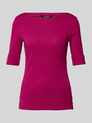 T-Shirt mit 1/2-Ärmel Modell 'JUDY' von Lauren Ralph Lauren Pink - 17