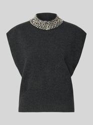 Gebreid jack met opstaande kraag, model 'manzi' van Gestuz - 27