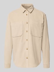 Loose Fit Freizeithemd aus reiner Baumwolle Modell 'ALP' von Only & Sons Beige - 41