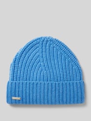 Beanie met labeldetail van Seeberger - 41