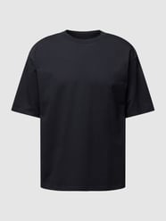 T-Shirt mit Rundhalsausschnitt von JAKE*S STUDIO MEN Grau / Schwarz - 12
