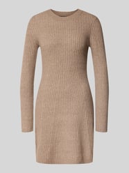 sukienka z dzianiny o kroju regular fit z okrągłym dekoltem model 'JOSANNA' od VERO MODA - 42