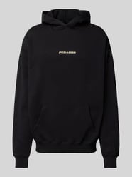 Oversized Hoodie mit Label-Print von Pegador Schwarz - 46