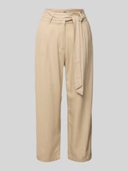 Regular Fit Culotte mit Bindegürtel Modell 'CARO' von Only Beige - 1
