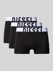 Obcisłe bokserki z elastycznym pasem w zestawie 3 szt. od Diesel - 8