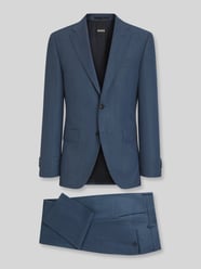 Slim Fit Anzug aus Wolle mit feinem Webmuster von BOSS - 12