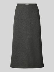 Midirok met siernaad van Christian Berg Woman Grijs / zwart - 5