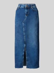 Jeansrock mit Gehschlitz Modell 'LINDY' von Raffaello Rossi Blau - 1