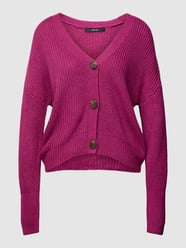 Strickcardigan mit Knopfleiste Modell 'LEA' von Vero Moda Rosa - 19