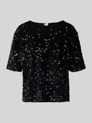 Relaxed Fit T-Shirt mit Allover-Pailletten-Besatz Modell 'Cara' von Brax - 14