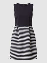 Jurk met stolpplooien  van Jake*s Collection Blauw / turquoise - 36