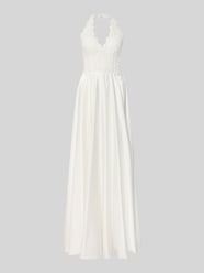 Brautkleid mit floralem Stitching von Mascara - 36