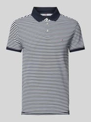 Slim fit poloshirt met logostitching, model '1985' van Tommy Hilfiger - 34