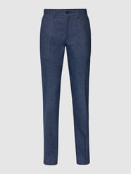 Slim fit chino met stretch van Tommy Hilfiger Blauw - 43