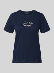 Damski t-shirt, krój regular fit z mieszanka bawełny ekologicznej od Tom Tailor - 10
