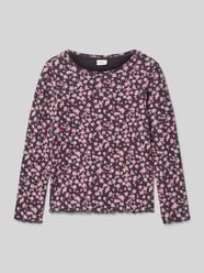 Slim fit shirt met lange mouwen van katoenmix van s.Oliver RED LABEL - 4