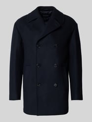 Lange jas van wolmix, model 'BURNLEY' van Matinique - 36