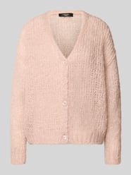 Regular Fit Strickjacke aus Mohair-Woll-Mix von Weekend Max Mara Pink - 6