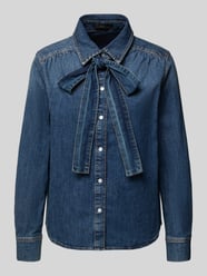 Overhemdblouse in denimlook van Oui - 47