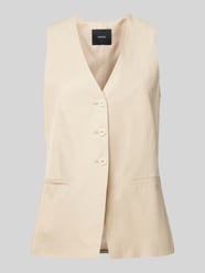 Weste mit Knopfleiste Modell 'Noronja' von Someday Beige - 25
