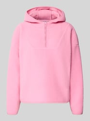 Hoodie van teddyfleece model 'COZY' van NOISY MAY® Fuchsia - 18