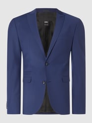 Slim Fit 2-Knopf-Sakko mit Stretch-Anteil Modell 'CiCastello' - 'CIPOWERSTRETCH' von Cinque Blau - 37