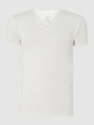 T-shirt z mieszanki lyocellu i elastanu od Calida Biały - 44