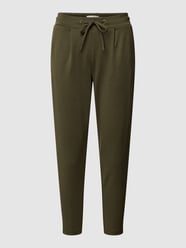 Stoffhose in verkürztem Design Modell 'Kate' von ICHI Grün - 11