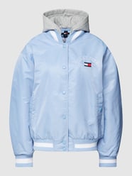 Bomberjacke mit abnehmbarer Kapuze von Tommy Jeans Blau - 22
