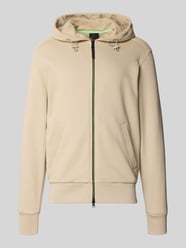 Sweatjacke mit Zweiwege-Reißverschluss Modell 'KANO 2' von FIRE + ICE Beige - 25