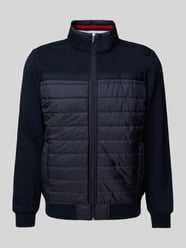 Sweatjacke mit Stehkragen von Christian Berg Men Blau - 19